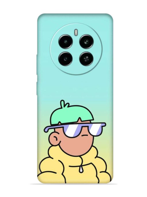 Doodles Cool Character Embossed Soft Silicone Case for Realme Narzo 70 (5G) Zapvi