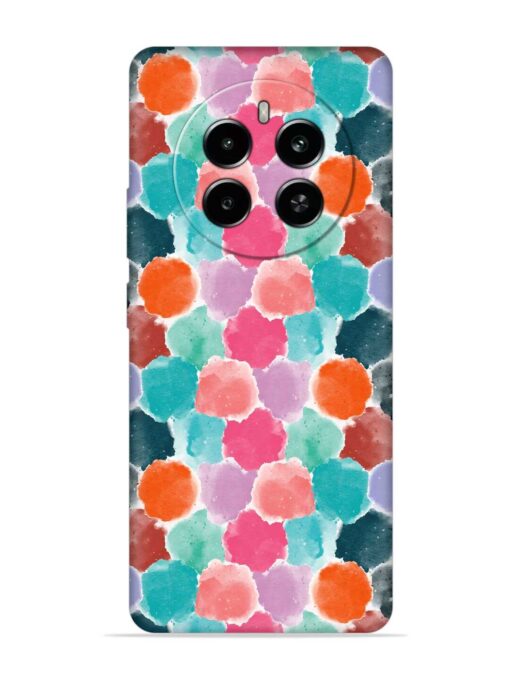 Colorful Seamless Pattern Embossed Soft Silicone Case for Realme Narzo 70 (5G) Zapvi