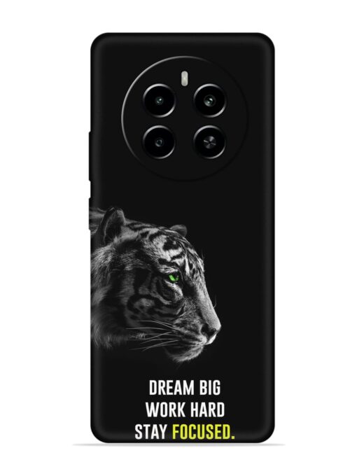 Dream Big Work Hard Embossed Soft Silicone Case for Realme Narzo 70 (5G) Zapvi