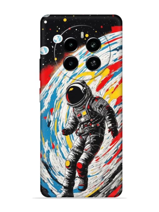 Astronaut Art Embossed Soft Silicone Case for Realme Narzo 70 (5G) Zapvi