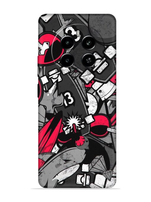 Fictional Doodle Embossed Soft Silicone Case for Realme Narzo 70 (5G) Zapvi