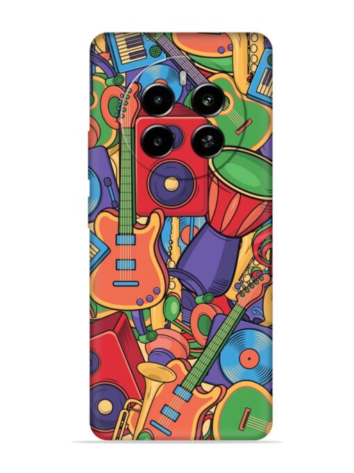 Colorful Music Art Embossed Soft Silicone Case for Realme Narzo 70 (5G) Zapvi