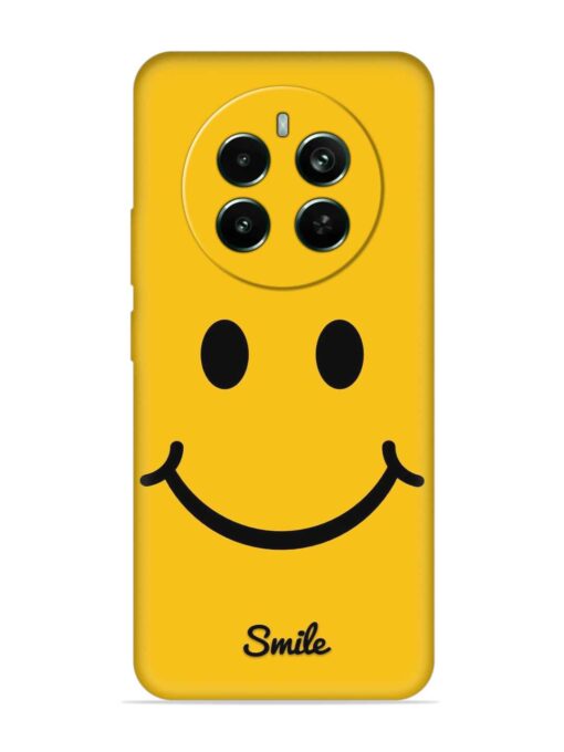 Yellow Smiley Embossed Soft Silicone Case for Realme Narzo 70 Pro (5G) Zapvi