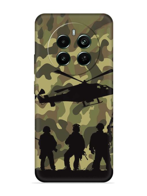 Army Heros Embossed Soft Silicone Case for Realme Narzo 70 Pro (5G)