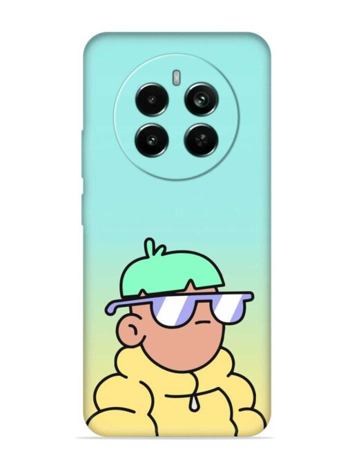 Doodles Cool Character Embossed Soft Silicone Case for Realme Narzo 70 Pro (5G)