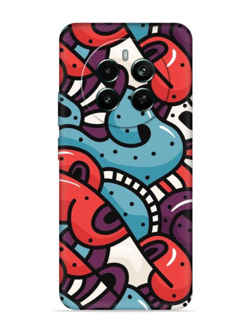 Seamless Backdrop Colorful Embossed Soft Silicone Case for Realme Narzo 70 Pro (5G) Zapvi