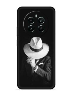 Men Under Hat Embossed Soft Silicone Case for Realme Narzo 70 Pro (5G)