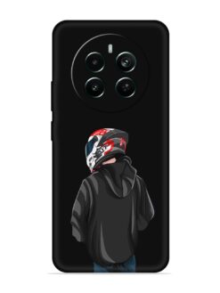 Motorcycle Rider Embossed Soft Silicone Case for Realme Narzo 70 Pro (5G)