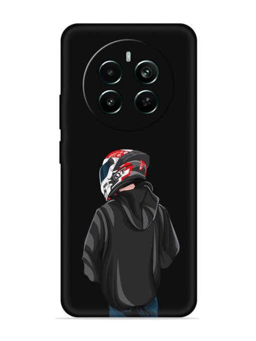 Motorcycle Rider Embossed Soft Silicone Case for Realme Narzo 70 Pro (5G) Zapvi