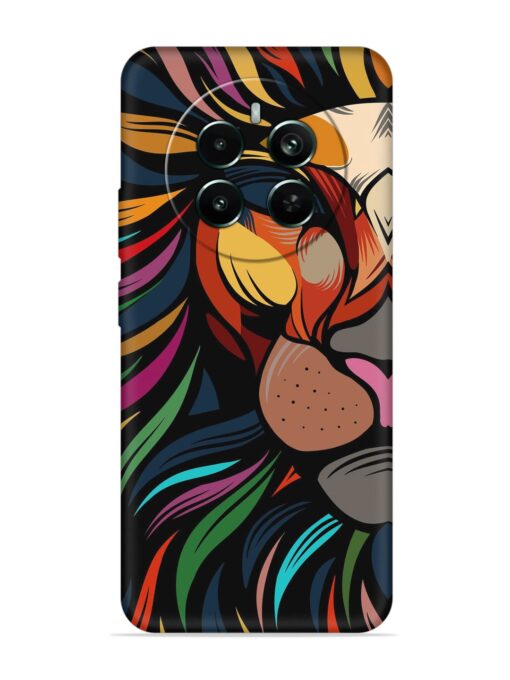 Trippy Lion Art Embossed Soft Silicone Case for Realme Narzo 70 Pro (5G) Zapvi