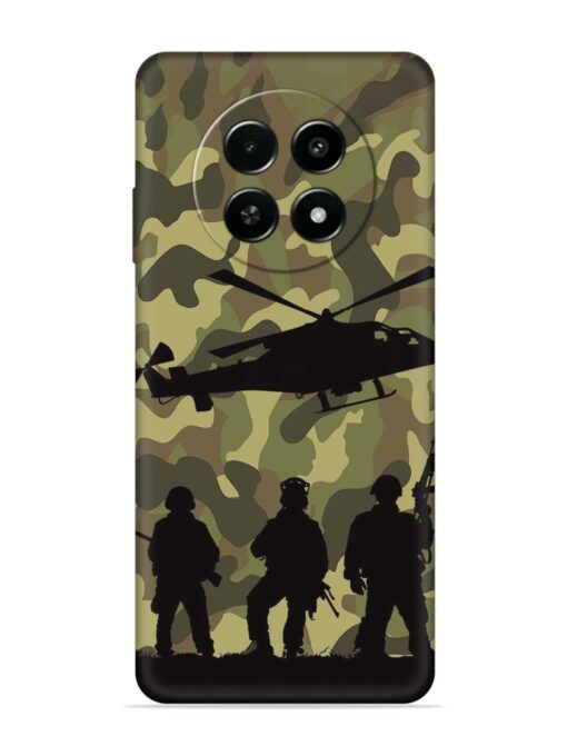 Army Heros Embossed Soft Silicone Case for Realme Narzo 70X (5G) Zapvi