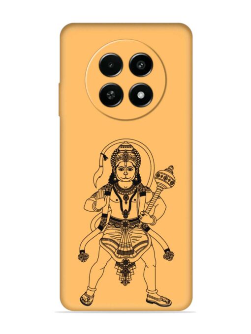 Indian God Hanuman Embossed Soft Silicone Case for Realme Narzo 70X (5G) Zapvi