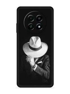 Men Under Hat Embossed Soft Silicone Case for Realme Narzo 70X (5G)