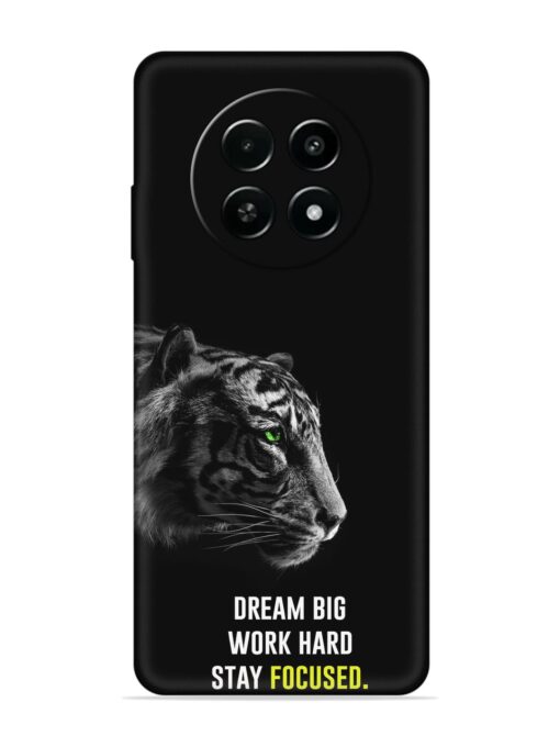 Dream Big Work Hard Embossed Soft Silicone Case for Realme Narzo 70X (5G)