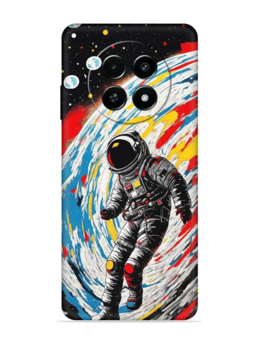 Astronaut Art Embossed Soft Silicone Case for Realme Narzo 70X (5G) Zapvi