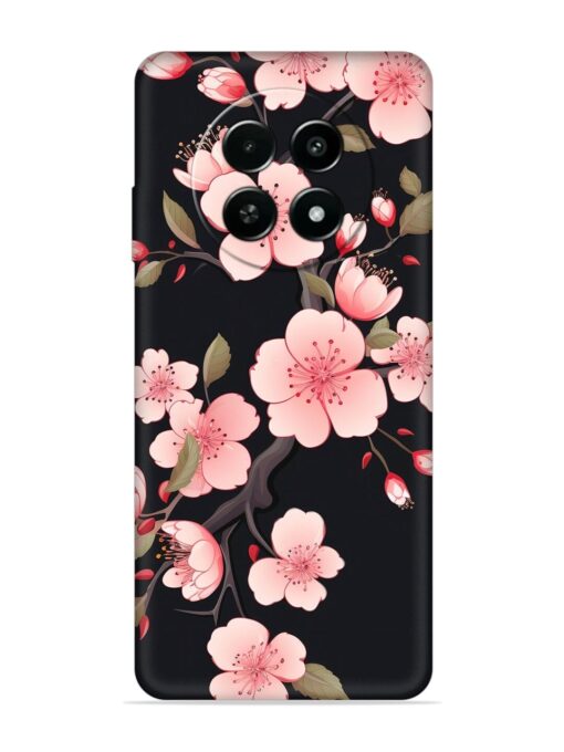 Cherry Blossom Embossed Soft Silicone Case for Realme Narzo 70X (5G)