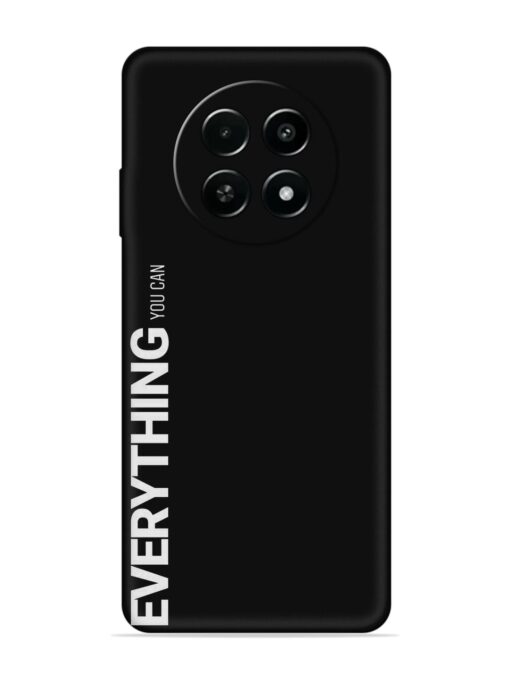 Everything You Can Embossed Soft Silicone Case for Realme Narzo 70X (5G) Zapvi