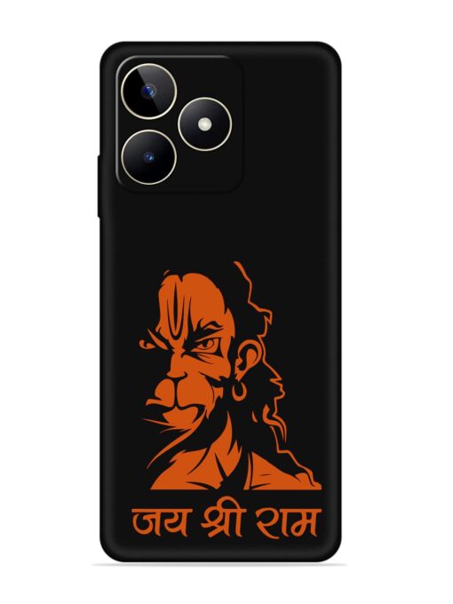 Angry Hanuman Embossed Soft Silicone Case for Realme Narzo N53 Zapvi