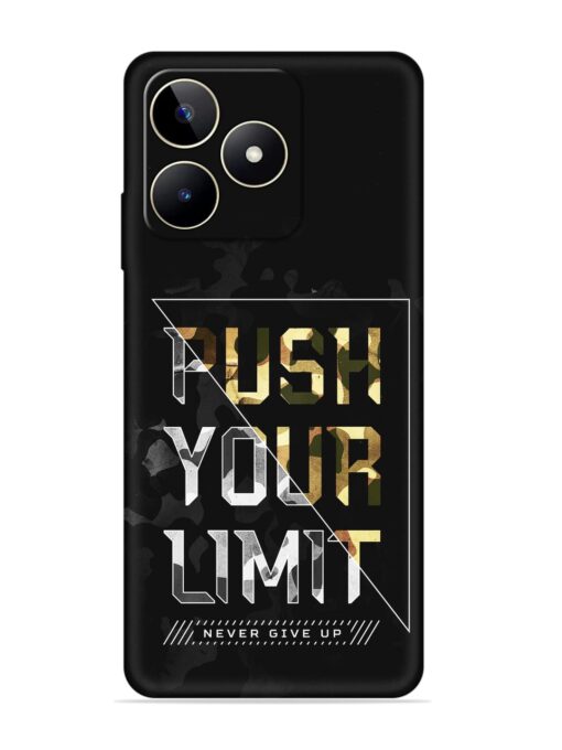 Push Your Limits Embossed Soft Silicone Case for Realme Narzo N53 Zapvi