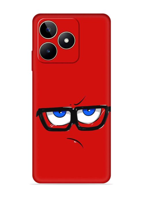 Rad Angry Face Embossed Soft Silicone Case for Realme Narzo N53 Zapvi