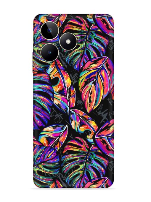 Tropical Seamless Vector Embossed Soft Silicone Case for Realme Narzo N53 Zapvi