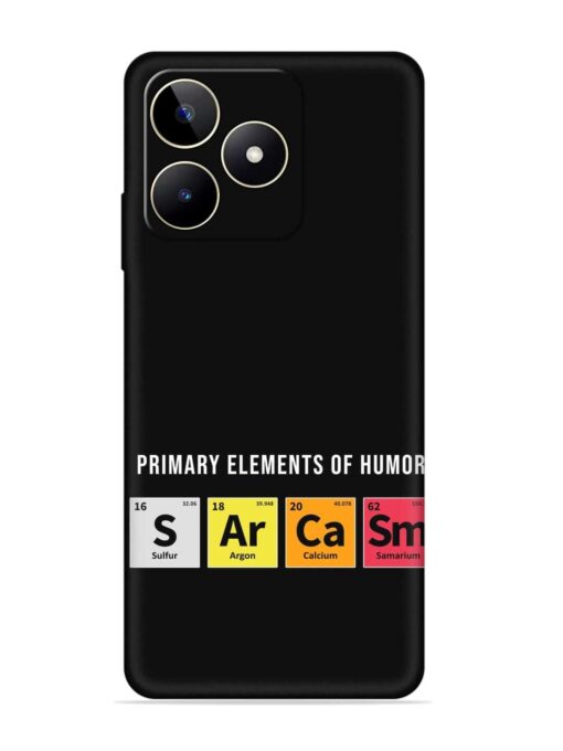 Primary Elements Humor Embossed Soft Silicone Case for Realme Narzo N53 Zapvi