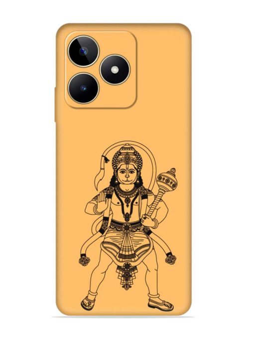 Indian God Hanuman Embossed Soft Silicone Case for Realme Narzo N53 Zapvi