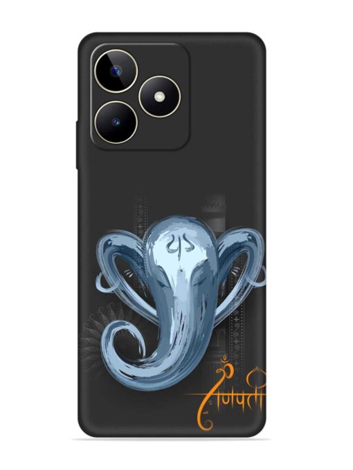 Illustration Lord Ganpati Embossed Soft Silicone Case for Realme Narzo N53