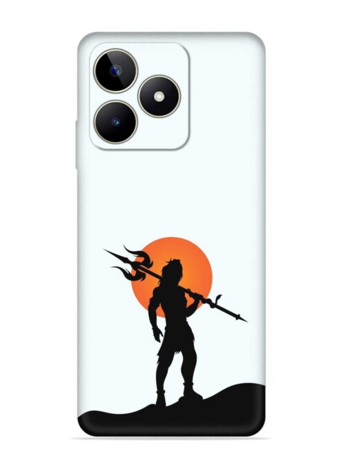 Lord Mahadev Trendy Embossed Soft Silicone Case for Realme Narzo N53 Zapvi