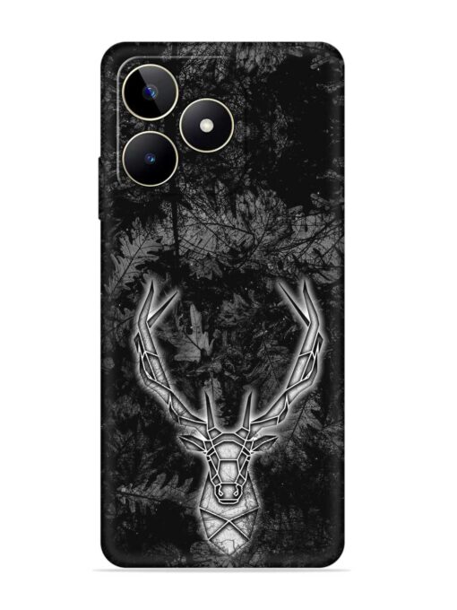 Ancient Deer Embossed Soft Silicone Case for Realme Narzo N53 Zapvi