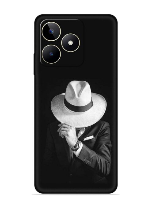 Men Under Hat Embossed Soft Silicone Case for Realme Narzo N53 Zapvi