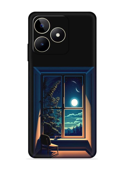 Night View At Window Embossed Soft Silicone Case for Realme Narzo N53 Zapvi