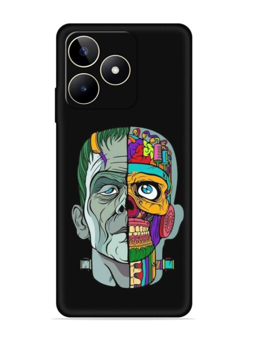 Men Vs Skull Embossed Soft Silicone Case for Realme Narzo N53 Zapvi