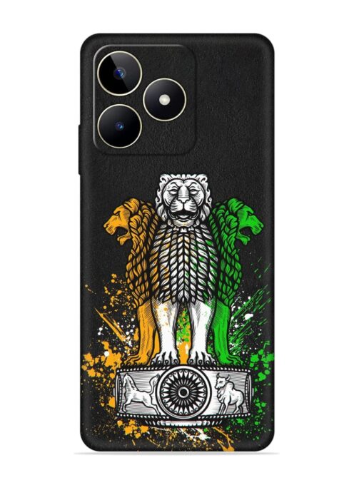 Pillars Of Ashoka Embossed Soft Silicone Case for Realme Narzo N53 Zapvi