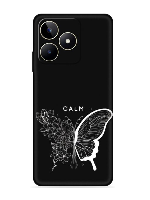 Calm Embossed Soft Silicone Case for Realme Narzo N53 Zapvi