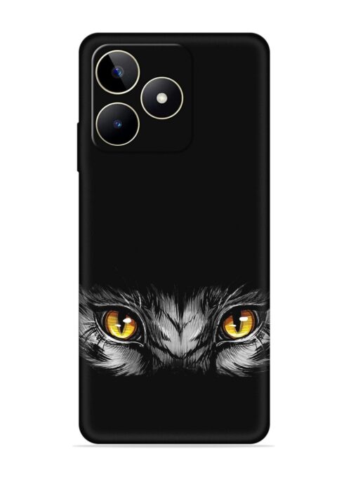 Scary Eye Embossed Soft Silicone Case for Realme Narzo N53 Zapvi