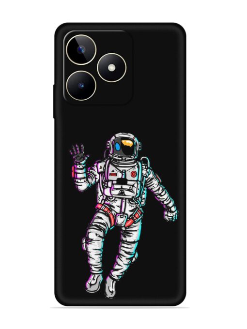 Spaceman Embossed Soft Silicone Case for Realme Narzo N53 Zapvi