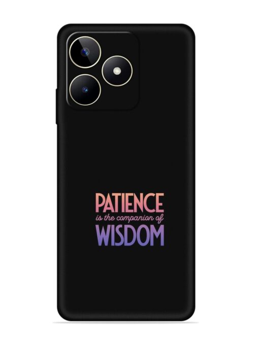 Patience Is The Embossed Soft Silicone Case for Realme Narzo N53 Zapvi