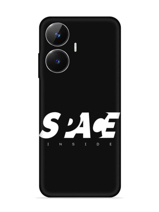 Space Typography Art Embossed Soft Silicone Case for Realme Narzo N55 Zapvi