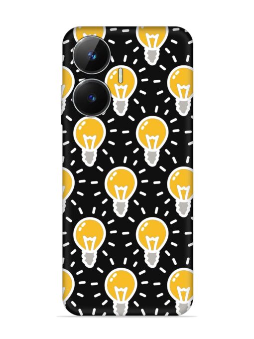 Light Bulb Seamless Embossed Soft Silicone Case for Realme Narzo N55 Zapvi