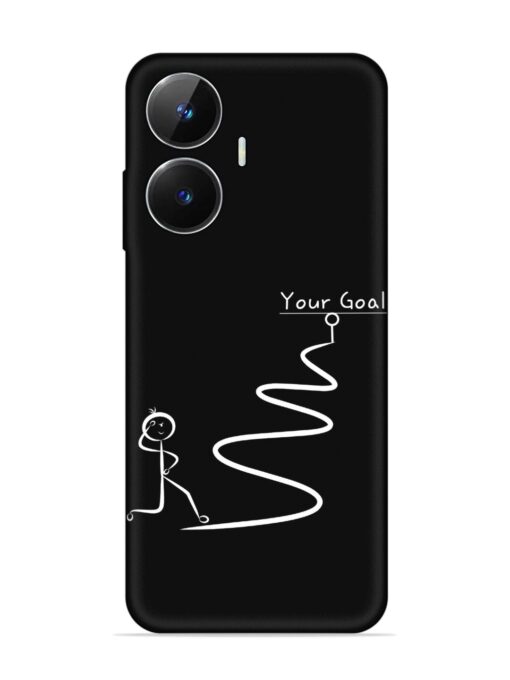 Your Goal Embossed Soft Silicone Case for Realme Narzo N55 Zapvi