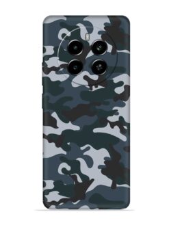 Dark Blue Army Military Art Embossed Soft Silicone Case for Realme P1 (5G)