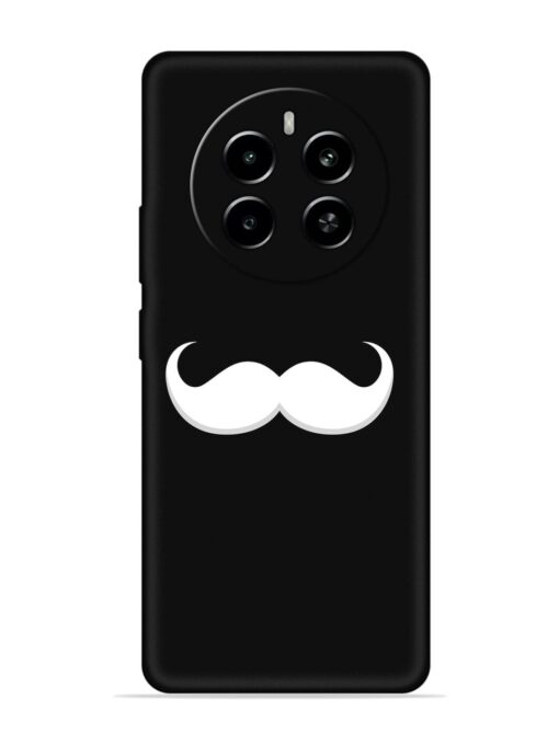 Mustache Vector Embossed Soft Silicone Case for Realme P1 (5G) Zapvi