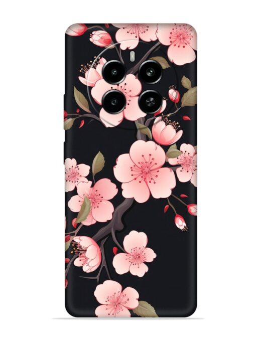 Cherry Blossom Embossed Soft Silicone Case for Realme P1 (5G) Zapvi