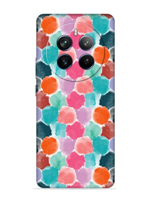 Colorful Seamless Pattern Embossed Soft Silicone Case for Realme P1 Pro (5G) Zapvi