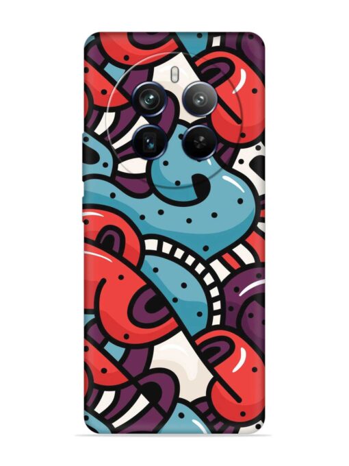 Seamless Backdrop Colorful Embossed Soft Silicone Case for Realme P1 Pro (5G) Zapvi