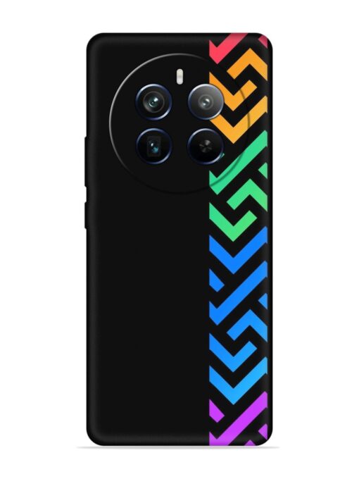 Colorshape Stripes Embossed Soft Silicone Case for Realme P1 Pro (5G) Zapvi