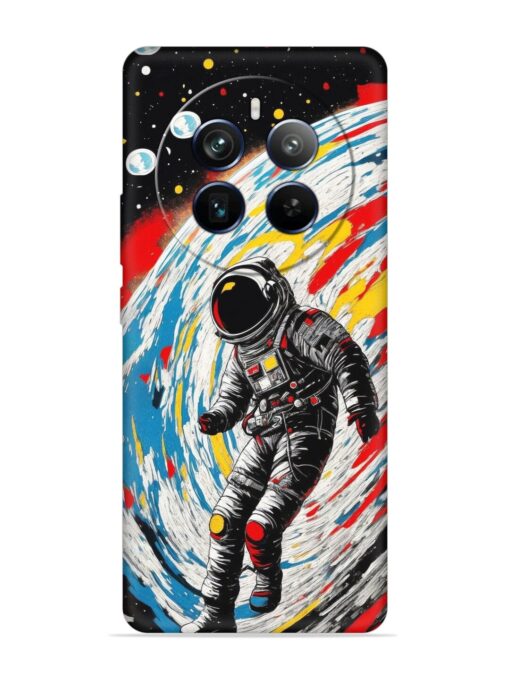 Astronaut Art Embossed Soft Silicone Case for Realme P1 Pro (5G) Zapvi