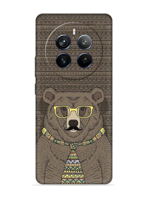 Grizzly Bear Embossed Soft Silicone Case for Realme P1 Pro (5G)