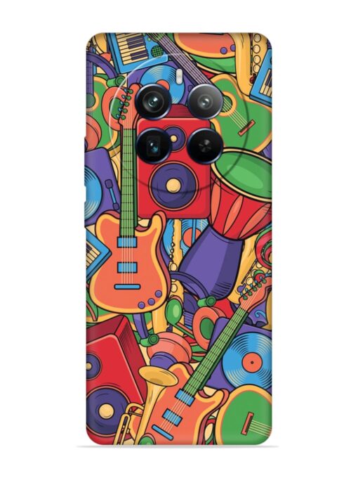 Colorful Music Art Embossed Soft Silicone Case for Realme P1 Pro (5G) Zapvi